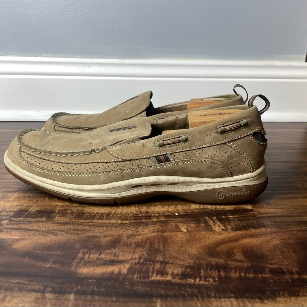 Unstructured by Clarks Suede Boat Shoes Size 12 M